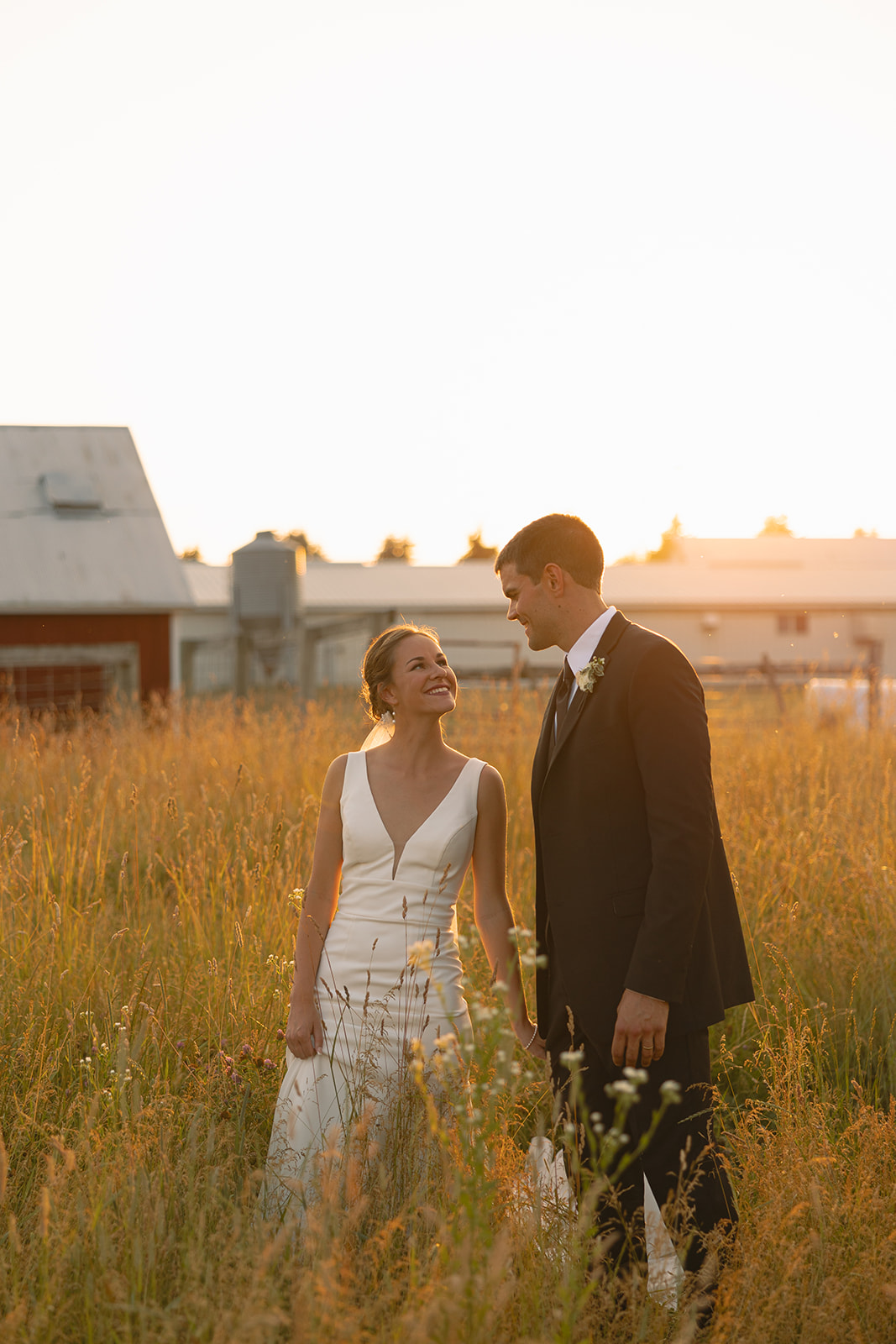 Backyard Farmhouse Intimate Wedding