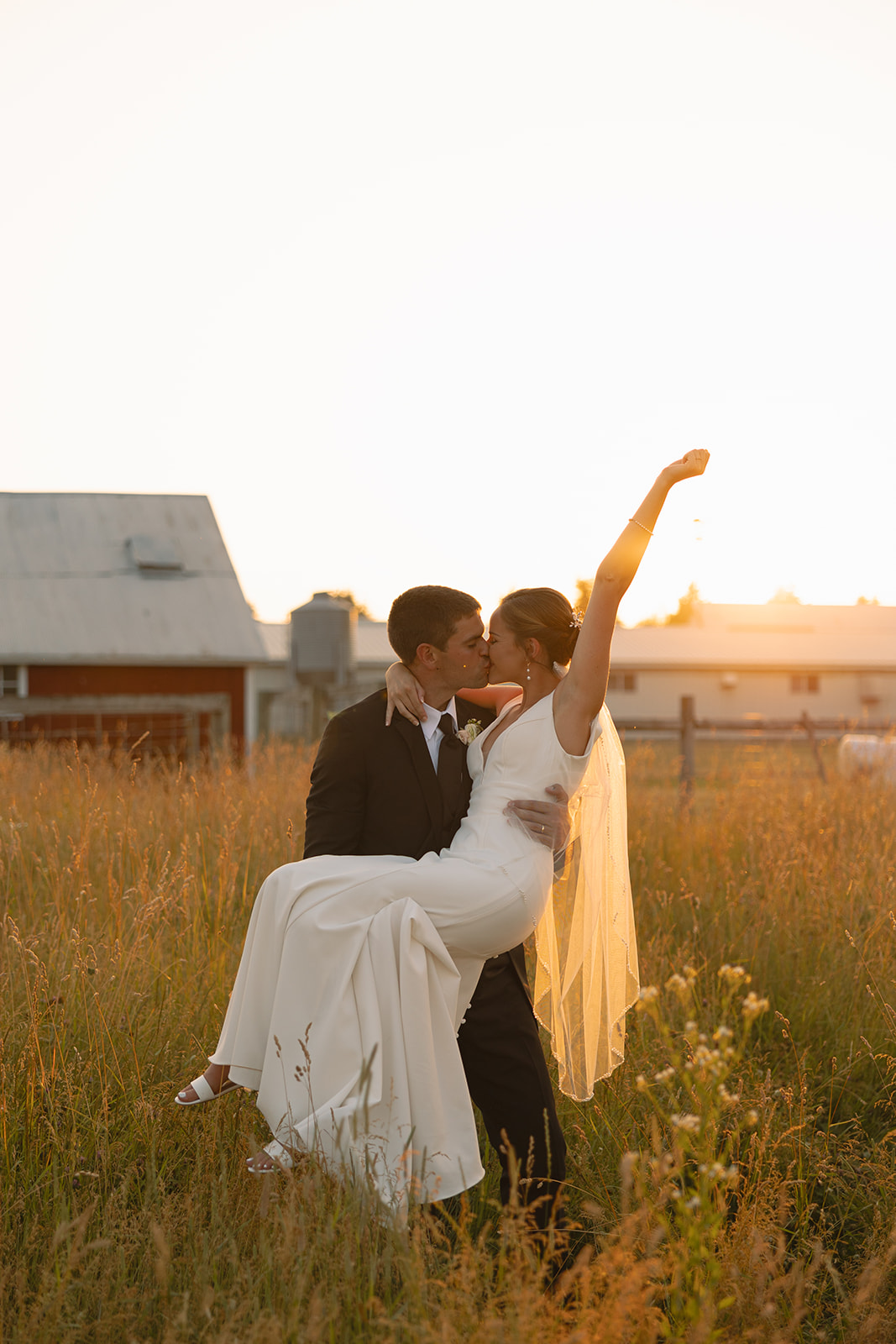 Backyard Farmhouse Intimate Wedding